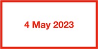 4 May 2023