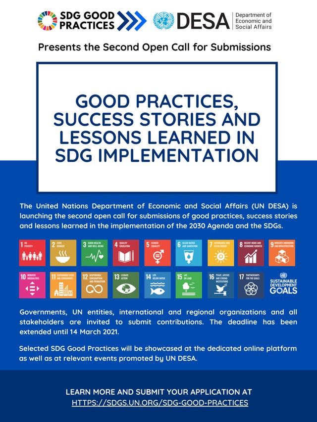 English Flyer SDG Good Practices